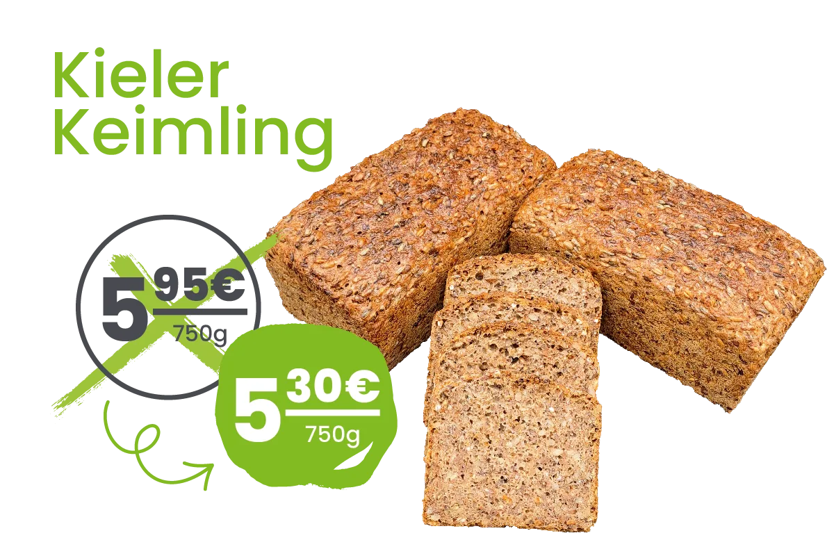 Kieler Keimling 750g für 5,30€ statt 5,95€